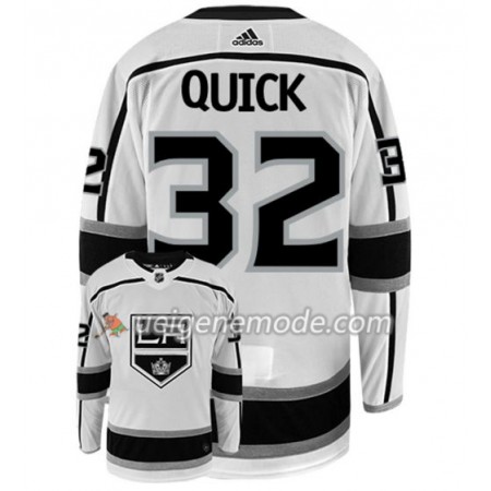 Herren Eishockey Los Angeles Kings Trikot JONATHAN QUICK 32 Adidas Weiß Authentic